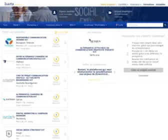 Isarta.fr(Emplois Communication) Screenshot