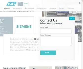 Isas-Saphiex.com(ISAS) Screenshot