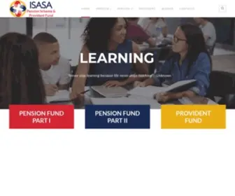 Isasapensionfund.co.za(Learning) Screenshot