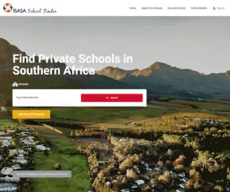 Isasaschoolfinder.co.za(ISASA School Finder) Screenshot