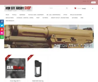 Isashop.eu(Iron Site Airsoft Shop) Screenshot