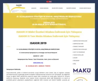 Isasor.org(Bildiri özeti) Screenshot