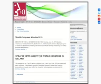 Isastutter.org(International Stuttering Association) Screenshot