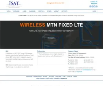 Isat.co.za(ISP) Screenshot