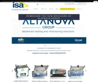 Isatest.com(Isa advanced test and diagnostic systems) Screenshot