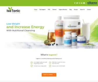 Isatonic.com.au(Isagenix Weight Loss Products) Screenshot