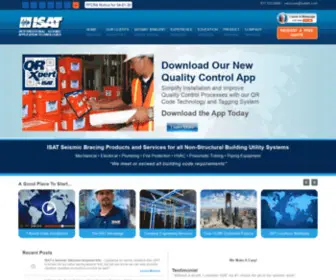 Isatsb.com(ISAT Seismic Bracing) Screenshot