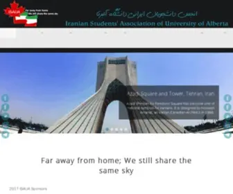 Isaua.org(Iranian Students' Association of University of Alberta) Screenshot