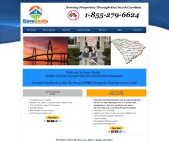 Isaverealty.com(South Carolina) Screenshot