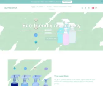 Isavibeshop.com(Eco-Friendly cleaning products) Screenshot