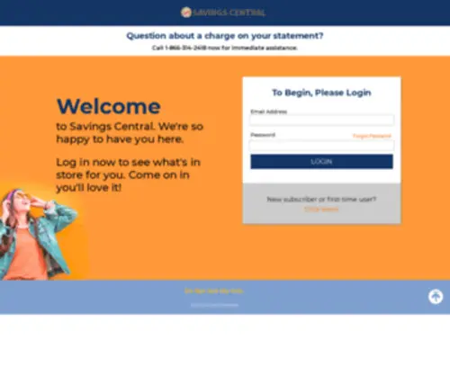 Isavingscentral.com(Savings central) Screenshot