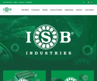 ISB-Bearing.com(ISB Industries) Screenshot