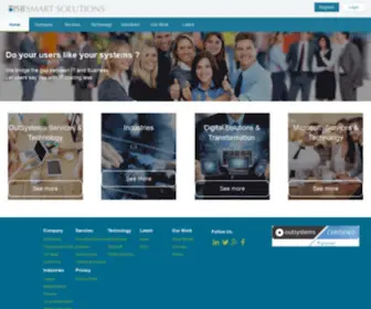 ISB-Smartsolutions.com(Low code Digital Transformation) Screenshot