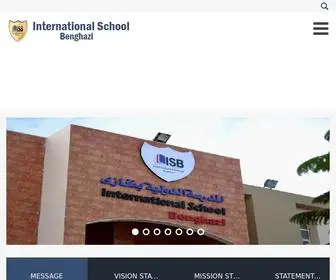 ISB.com.ly(المدرسة الدولية بنغازي International School Benghazi) Screenshot