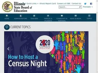 Isbe.net(Illinois State Board of Education) Screenshot