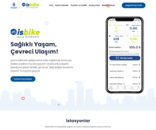 Isbike.istanbul(Bisiklet Kiralama Sistemi) Screenshot