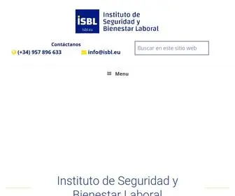 ISBL.eu(El Instituto de Seguridad y Bienestar Laboral (ISBL)) Screenshot