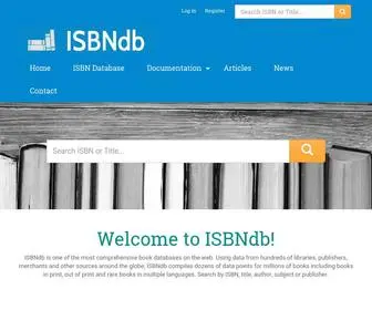 ISBNDB.com(The World's Largest Book Database) Screenshot