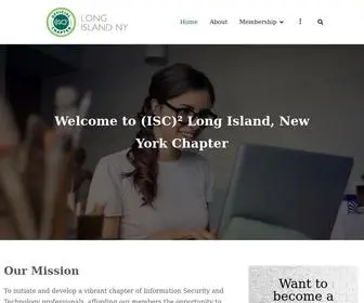 ISC2Chapter-Liny.org((ISC)² Long Island) Screenshot