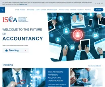 Isca.org.sg(Institute of Singapore Chartered Accountants) Screenshot