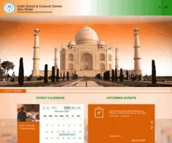 Iscabudhabi.com(India Social and Cultural Centre) Screenshot