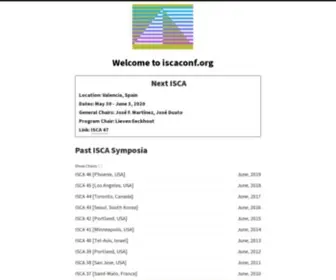 Iscaconf.org(Iscaconf) Screenshot