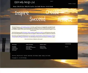 Iscawebdesign.co.uk(ISCA Web Design) Screenshot