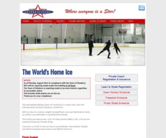 Isccskate.com(International Skating Center of Connecticut) Screenshot