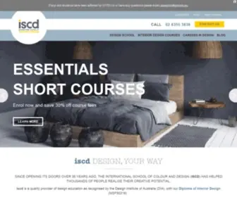 ISCD.edu.au(Interior Design Course) Screenshot