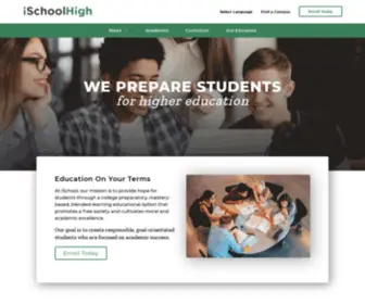 Ischoolhigh.com(ISchool High) Screenshot