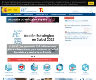 Isciii.es(Páginas) Screenshot
