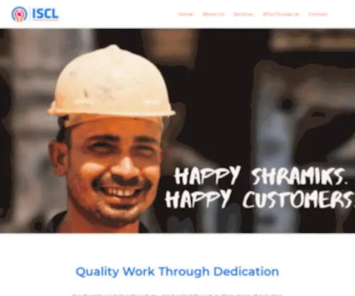 Isclindia.com(Decent Life For Shramiks) Screenshot