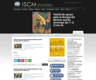 ISCM.edu(Instituto Superior de Ciencias Morales) Screenshot