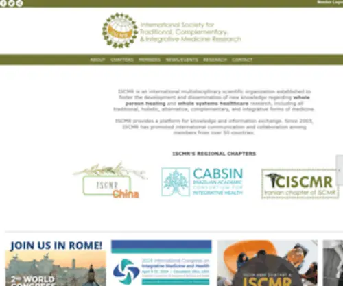 ISCMR.org(Home) Screenshot