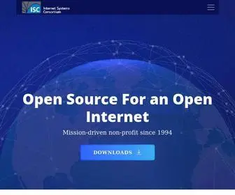ISC.org(Internet Systems Consortium) Screenshot