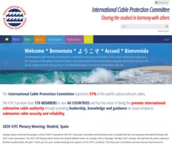 ISCPC.org(International Cable Protection Committee (ICPC)) Screenshot