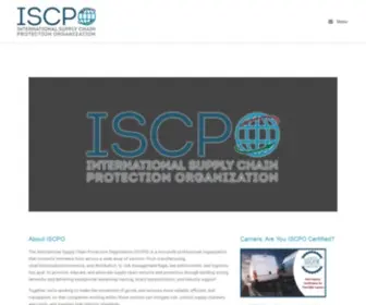 IscPo.org(International Supply Chain Protection Organization) Screenshot