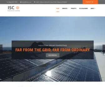 ISCPV.com(ISC-Industrial Solar Consulting, Inc) Screenshot