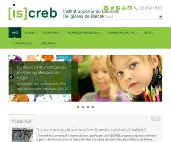 Iscreb.org(Institut Superior de Ciències Religioses de Barcelona) Screenshot