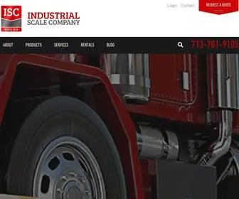 Iscscale.com(Industrial Scale Company) Screenshot