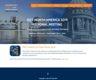 ISCT-NA2019.com(ISCT NA 2019) Screenshot