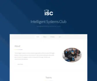 Iscumd.com(Intelligent Systems Club) Screenshot