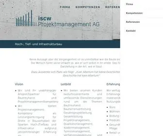 ISCW.ch(Iscw Projektmanagement AG) Screenshot