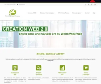 Iscwebsite.com(Internet Services Company) Screenshot