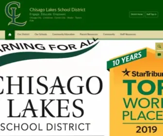 ISD2144.org(Chisago Lakes School District) Screenshot