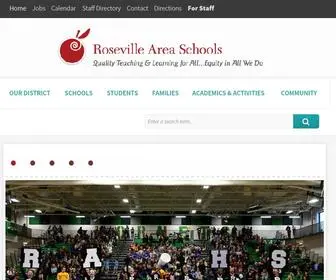 ISD623.org(Roseville Area Schools) Screenshot