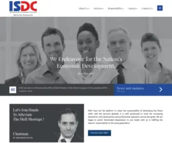 IsdcGlobal.org(Skills for Tomorrow) Screenshot