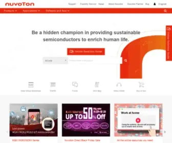 ISD.com(Nuvoton Technology) Screenshot