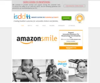 ISDD-Home.org(Innovative Solutions for Disadvantage & Disability Atlanta) Screenshot