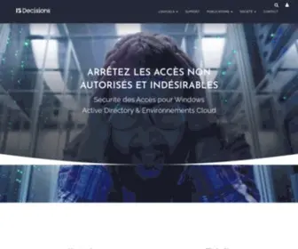 Isdecisions.fr(Gestion des Accès pour les réseaux Windows Active Directory) Screenshot